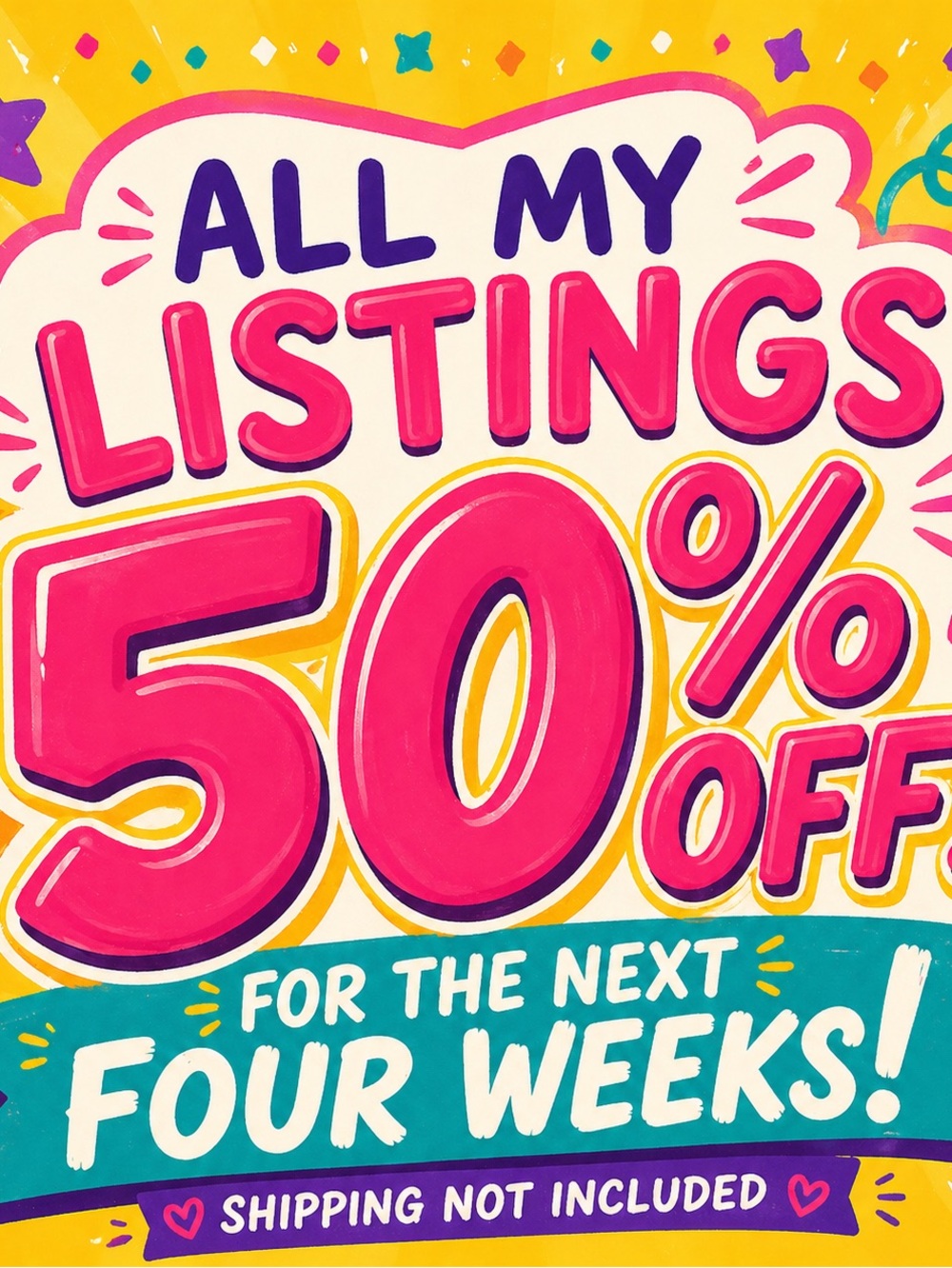 4 week sale!
